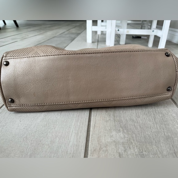 Chanel Beige Perforated Caviar Tote - Picture 13 of 16